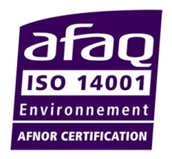 logo della certificazione di gestione ambientale iso 14001